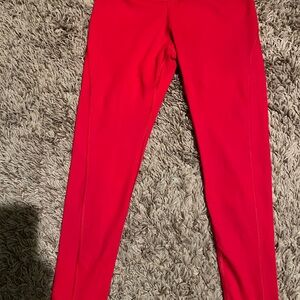 Victoria's Secret Vibrant Red Leggings